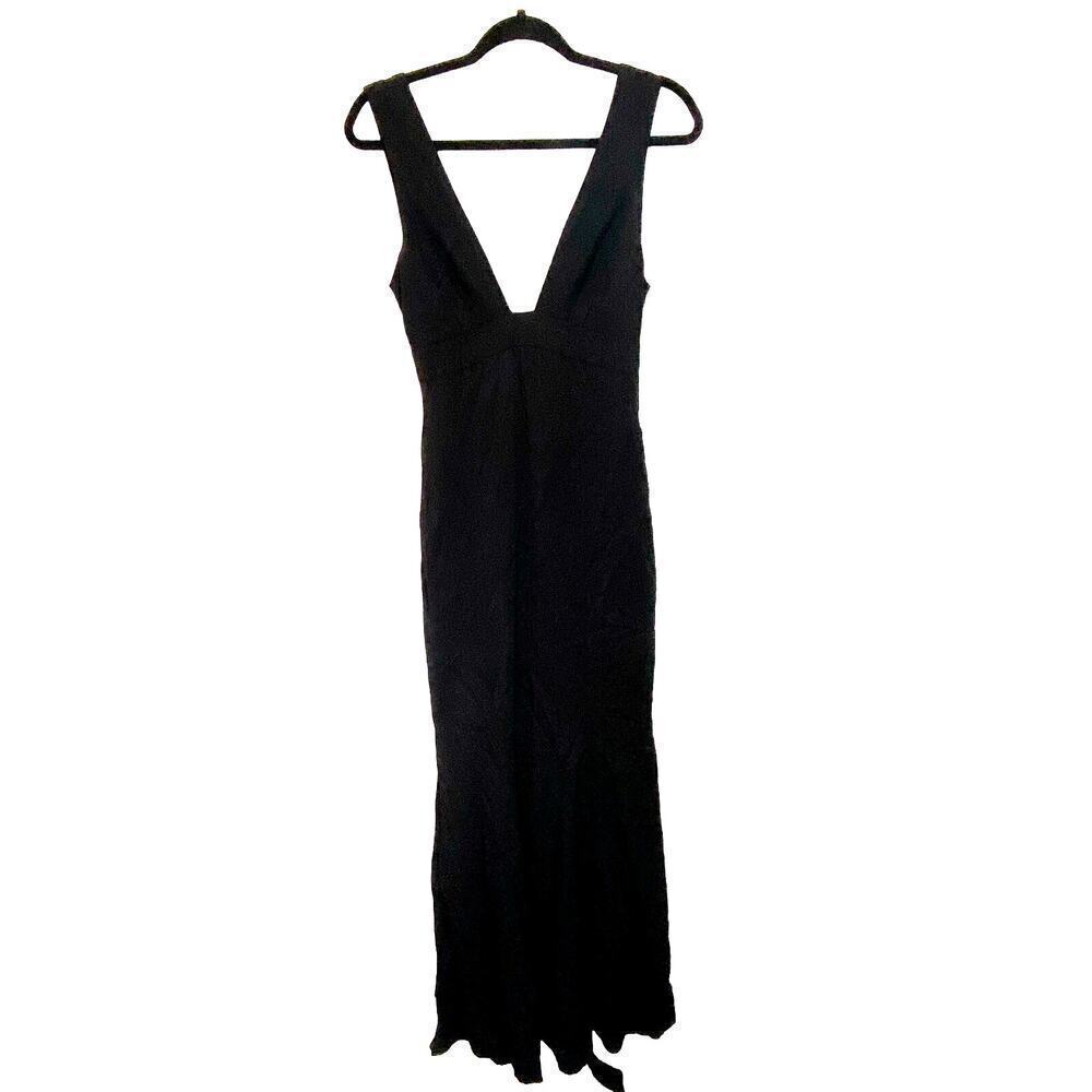 Nicole Miller Collection Plunge gown Black size 2
